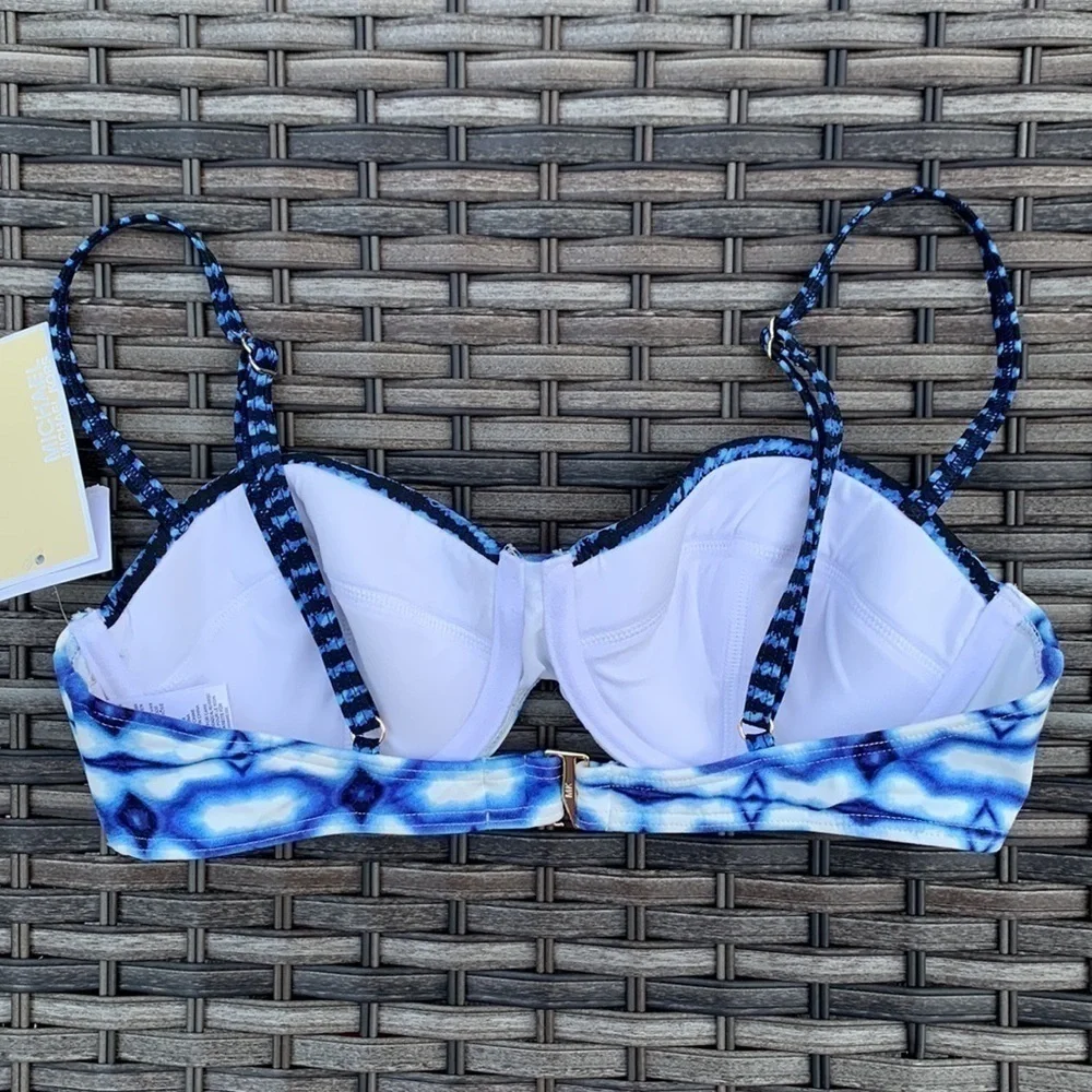 𝅺michael Michael Kors Summer Breeze Bikini Top - New Navy